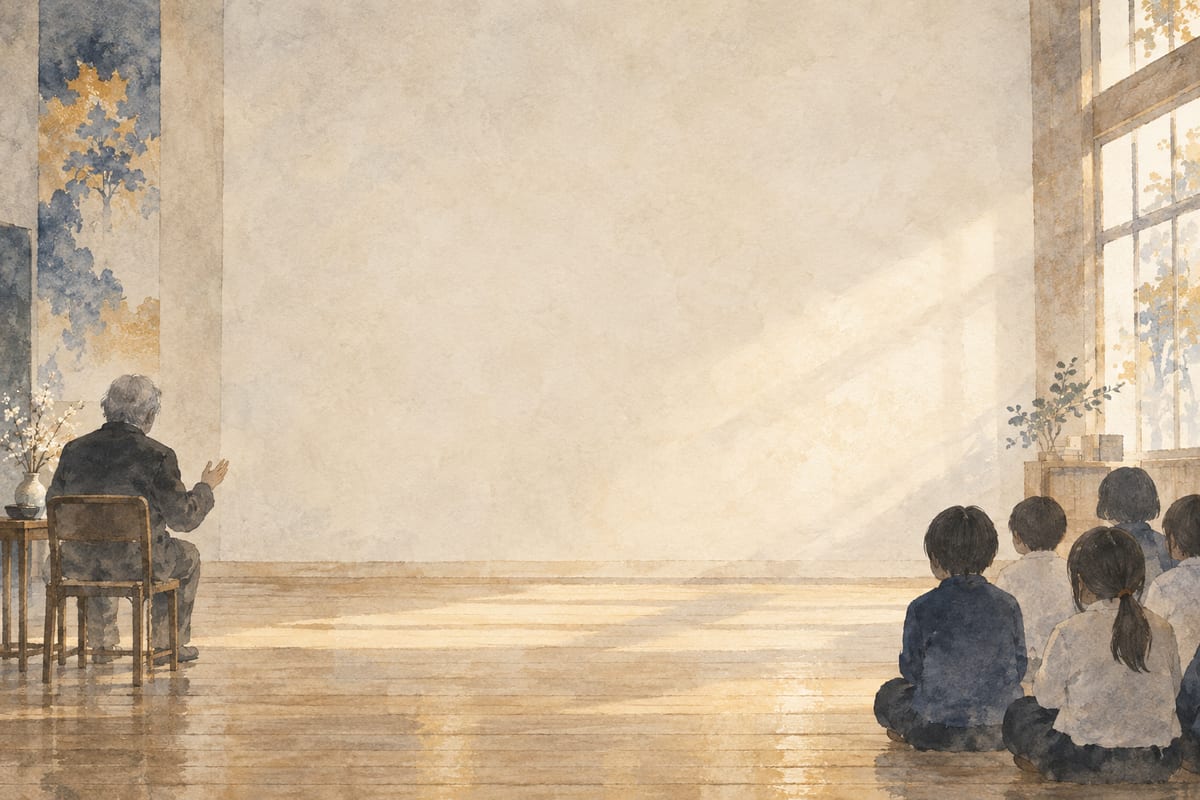 日野原重明の記事の挿絵